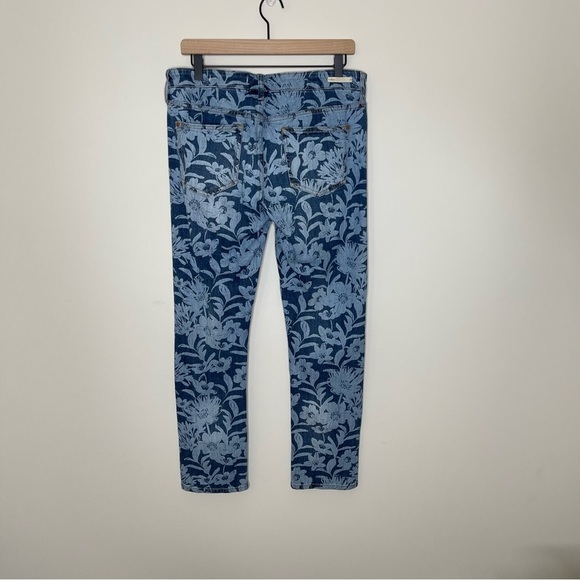 Pilcro Floral-Printed Slim Boyfriend Jeans boho fairy whimsical - Picture 7 of 16